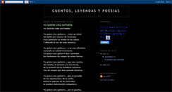 Desktop Screenshot of cuentos-leyendas-y-poesias.blogspot.com