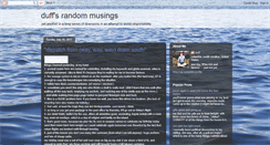 Desktop Screenshot of duffsrandommusings.blogspot.com