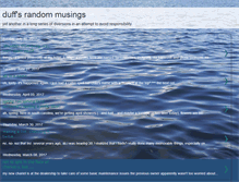 Tablet Screenshot of duffsrandommusings.blogspot.com