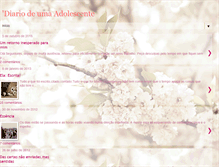 Tablet Screenshot of diarioumaadolecente.blogspot.com