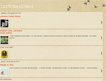 Tablet Screenshot of lecturaludica.blogspot.com