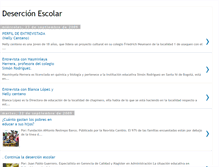 Tablet Screenshot of desercionescolarcol.blogspot.com