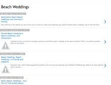Tablet Screenshot of beachweddingsetc.blogspot.com