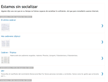 Tablet Screenshot of estamossinsocializar.blogspot.com