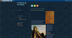 Desktop Screenshot of lahistoriadelosmayas.blogspot.com