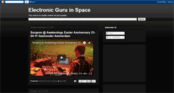 Desktop Screenshot of electronicguruinspace.blogspot.com