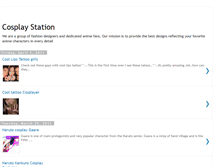 Tablet Screenshot of cosplaystations.blogspot.com