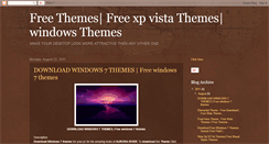 Desktop Screenshot of free-xp-vista-windows-themes.blogspot.com