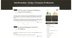 Desktop Screenshot of interformationensinoeformacao.blogspot.com
