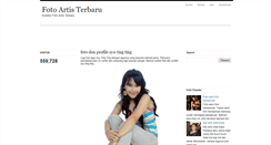 Desktop Screenshot of fotoartisterbaru.blogspot.com