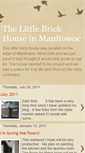 Mobile Screenshot of littlebrickhousemanitowoc.blogspot.com