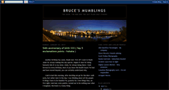 Desktop Screenshot of brucesmumblings.blogspot.com