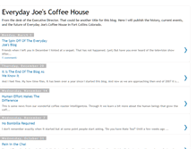 Tablet Screenshot of everydayjoes.blogspot.com