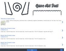 Tablet Screenshot of gameartpost.blogspot.com