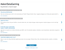 Tablet Screenshot of makerdatagaming.blogspot.com