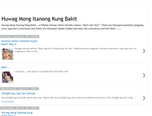 Tablet Screenshot of huwagmongitanongkungbakitbanjoo21.blogspot.com
