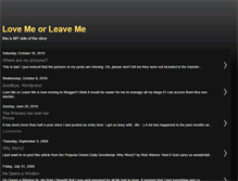 Tablet Screenshot of lovemeorleaveme-mels.blogspot.com