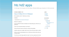 Desktop Screenshot of htc-hd2-apps.blogspot.com