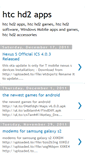 Mobile Screenshot of htc-hd2-apps.blogspot.com