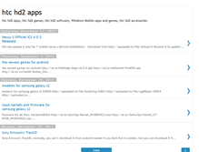 Tablet Screenshot of htc-hd2-apps.blogspot.com