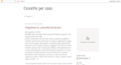 Desktop Screenshot of crocettepercaso.blogspot.com