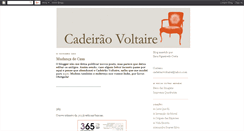 Desktop Screenshot of cadeiraovoltaire.blogspot.com