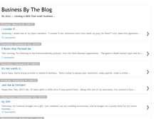 Tablet Screenshot of businessbytheblog.blogspot.com