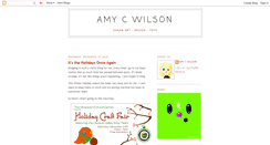 Desktop Screenshot of amycwilson.blogspot.com