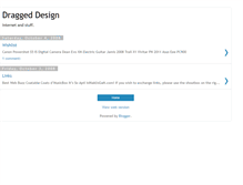 Tablet Screenshot of draggeddesign.blogspot.com