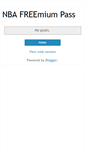 Mobile Screenshot of nbafreemiumpass.blogspot.com
