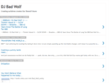 Tablet Screenshot of djbadwolf.blogspot.com