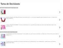 Tablet Screenshot of decisionesado.blogspot.com