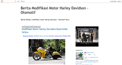 Desktop Screenshot of modifikasiharleydavidson.blogspot.com