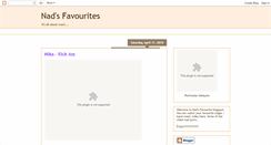 Desktop Screenshot of nadsfavourites.blogspot.com