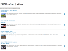 Tablet Screenshot of faizulafzan-video.blogspot.com