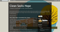 Desktop Screenshot of cleansockshope.blogspot.com