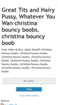 Mobile Screenshot of christiina-bouncy-boobs.blogspot.com