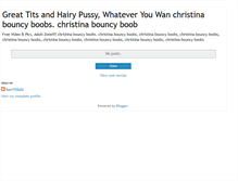 Tablet Screenshot of christiina-bouncy-boobs.blogspot.com