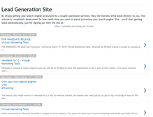 Tablet Screenshot of free-lead-generation-site.blogspot.com