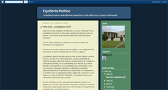 Desktop Screenshot of equilibriospoliticos.blogspot.com