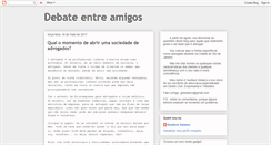 Desktop Screenshot of debateentreamigos.blogspot.com