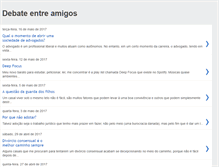 Tablet Screenshot of debateentreamigos.blogspot.com