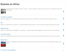 Tablet Screenshot of estamosenafrica.blogspot.com