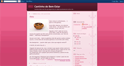 Desktop Screenshot of cantinhodobemestar.blogspot.com