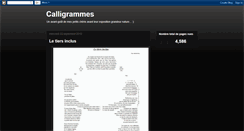 Desktop Screenshot of kalligram.blogspot.com