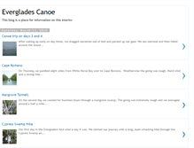 Tablet Screenshot of evergladescanoe.blogspot.com