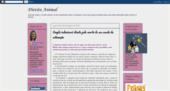 Desktop Screenshot of direito-animal.blogspot.com