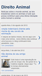 Mobile Screenshot of direito-animal.blogspot.com