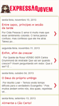 Mobile Screenshot of expressao-jovem.blogspot.com