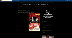 Desktop Screenshot of busquedateatroestudio.blogspot.com